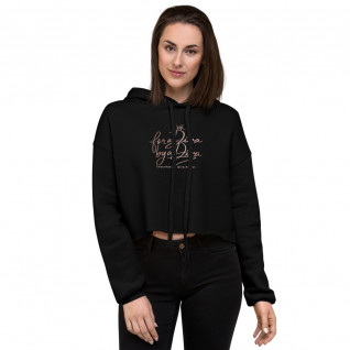 For a Diva By a Diva Crop Hoodie