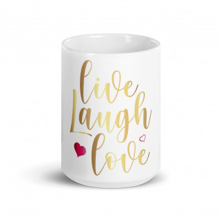 Live Laugh Love Glossy Mug